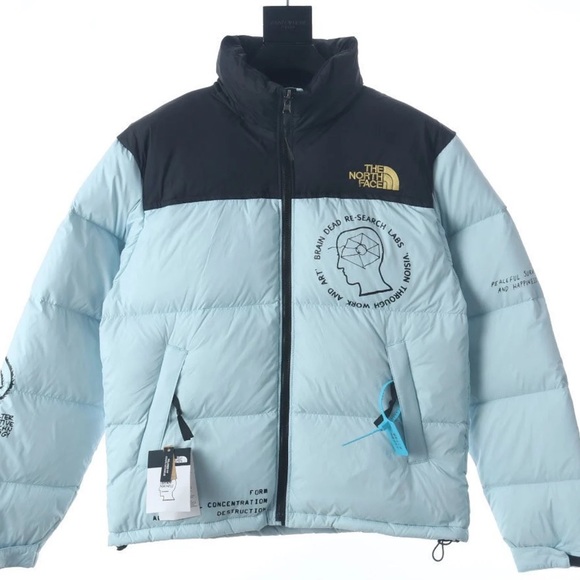 The North Face X Braindead Nuptse Puffer Jacket - Picture 2 of 12